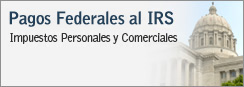 Pagos Federales al IRS - Impuestos Personales y Comerciales